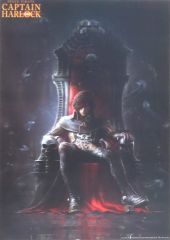 중고 ポスター 3Dポスター キャプテン・ハーロック ブラック 「キャプテンハーロック -SPACE PIRATE CAPTAIN HARLOCK-」
