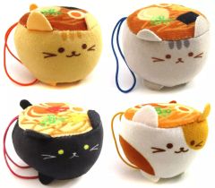 【中古】キーホルダー 全4種セット 「にゃーめんず ぷちぐるみ」