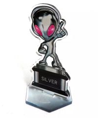 중고 アクリルスタンド・アクリルパネル エイリやん SILVER サミートロフィー アクリルコレクション アクリルスタンド