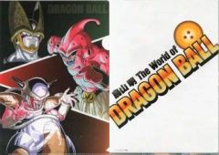 중고 클리어 파일 셀 & 마인 부 & 냉동고 뒷면：삼성구 A4 클리어 파일 「토리야마 아키라 The World of DRAGON BALL" 전시회 한정 상품