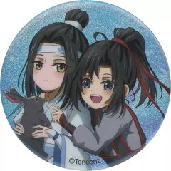 【中古】バッジ・ピンズ 魏無羨＆藍忘機 草径遊芳缶バッジ 「魔道祖師」