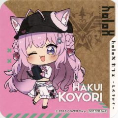 중고 コースター 博衣こより ミニキャラ オリジナルコースター 「バーチャルYouTuber ホロライブ holoXカフェ-しんりゃく-×SWEETS PARADISE」 コラボメニュー注文特典