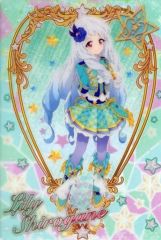 중고 キャラカード 白銀リリィ クリアカード 「アイカツスターズ! オフィシャルショップ グリッターガラポン」 C賞