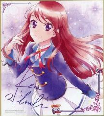 중고 食玩 雑貨 3.紫吹蘭 「オールアイカツ!色紙ART」