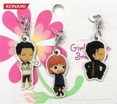 중고 キーホルダー・マスコット キャラクター 琥一くん チャームセット 3個セット 「ときめきメモリアル Girl’s Side 3rd Story」 C79＆通販限定