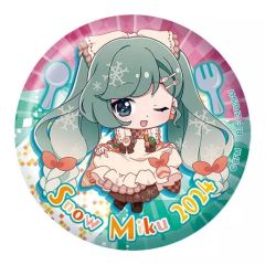 중고 バッジ・ビンズ 雪ミク2024 B 缶バッジ 「ガシャポン 쿠지 初音ミク 雪ミクあそーと ~SNOW MIKU 2024~」 C賞