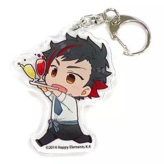 중고 キーホルダー・マスコット キャラクター 南雲鉄虎 「あんさんぶるスターズ!×animatecafe トレーディングアクリルキーホルダー カフェスタイル第1弾」