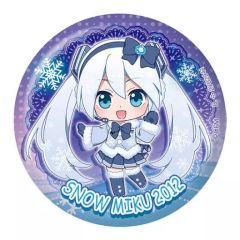 중고 バッジ・ビンズ 雪ミク2012 缶バッジ 「ガシャポン 쿠지 初音ミク 雪ミクあそーと ～SNOW MIKU 2024～」 C賞