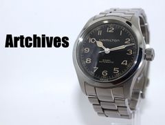 『VRW-2289』☆時計☆HAMILTON (ハミルトン)☆H70405130☆カーキフィールド マーフ☆BK文字盤 メンズ 自動巻き 腕時計 稼働品☆