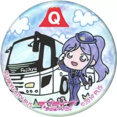 중고 バッジ・ピンズ 松浦果南 沼津 まちあるき缶バッジ 富士急シティバス 「ラブライブ!サンシャイン!!」 沼津まちあるきスタンプ