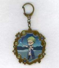 중고 雑貨 トレイ・クローバー 「ディズニー ツイステッドワンダーランド展 ヴィランズから生まれた世界 メモリアルメタルチャーム」