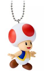 【中古】食玩 キーホルダー 4.キノピオ 「スーパーマリオ マスコットチャームコレクション2