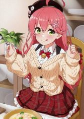 중고 キャラカード さくらみこ 私服 食事中 オリジナルカード 「バーチャルYoutuber ホロライブ×ハウス食品×イトーヨーカドー さくら家の濃厚シチュー」 購入特典