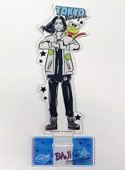 중고 アクリルスタンド・アクリルパネル 場地圭介＆けろけろけろっぴ アクリルフィギュア 「東京リベンジャーズ 산리오 キャラクターズ in THEキャラSHOP」