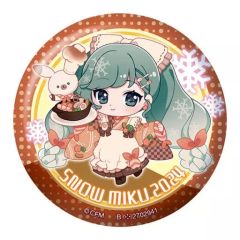 중고 バッジ・ビンズ 雪ミク2024 A 缶バッジ 「ガシャポン 쿠지 初音ミク 雪ミクあそーと ~SNOW MIKU 2024~」 C賞