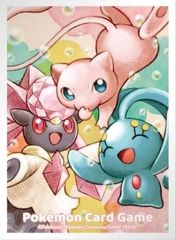 【中古】サプライ ポケモンカードゲーム デッキシールド(スリーブ) ミュウ＆マナフィ＆ディアンシー ポケモンセンター限定