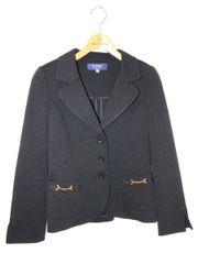 エムズグレイシー Jacket with a Bit 914511 ジャケット 36 ブラック ITAU8TAUR0OW