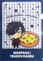중고 クリアファイル 燭台切光忠 A4クリアファイル 「ココス×わんぱく!刀剣乱舞 ココに集まれ!みんなでもぐもぐ キャンペーン」 対象メニュー注文特典 第1弾