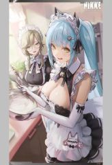 중고 ポスター PERFECT MAID 「勝利の女神：NIKKE POPUP エリア防衛戦 第二弾 トレーディングポスター」