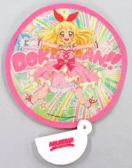 중고 うちわ キャラクター 星宮いちご とび出す!たためる!特製いちごちゃんうちわ 「Blu-ray/DVD 劇場版アイカツ! 超豪華版 大スター宮いちごBOX」 早期予約特典