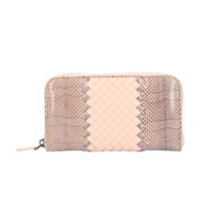 ボッテガヴェネタ イントレチャート 長財布 レザー レディース BOTTEGAVENETA 中古 ボッテガヴェネタ