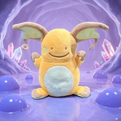 포켓몬 センター オリジナル ぬいぐるみ へんしん！ 메타몽 ライチュウ Pokemon center Ditto Raichu plush 希少 レア グッズ Y8-1020