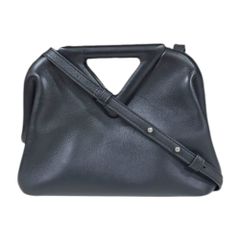 ボッテガヴェネタ スモールポイント ショルダーバッグ レザー ブラック レディース BOTTEGAVENETA 中古 ボッテガヴェネタ