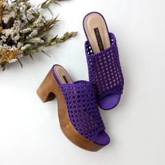 ■PELLICO SUNNY ペリーコ サニー ウッドソール メッシュ サンダル 厚底 27N