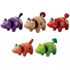【中古】トレーディングフィギュア 全5種セット 「お野菜べこ ならぶんです。」