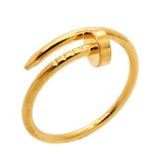 【6jkb0350】カルティエ リング ジュストアンクル スモールモデル K18YG イエローゴールド ＃57【中古】メンズ レディース ユニセックス