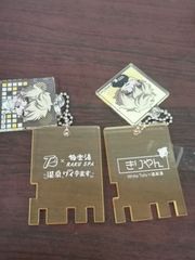 W7-53 ◎「ワイテルズ×極楽湯・RAKU SPA 温泉、ワイテます。」＆• きりやん 等身アクリルスタンド 「White Tails ワイテルズ ×極楽湯・RAKU SPA 温泉、ワイテます。」