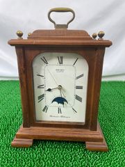 고장·부품용 品 SEIKO 木製置時計 月齢表示付 ウェストミンスターウィッティントン
