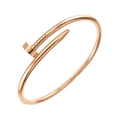 カルティエ Cartier ジュストアンクル #18 ブレスレット K18 PG ピンクゴールド 750 Juste Un Clou Bracelet 【証明書付き】 90343462