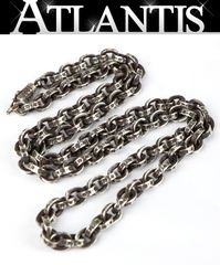 CHROME HEARTS 銀座店 クロムハーツ ペーパーチェーン ネックレス 18インチ メンズ シルバー SV925 105030
