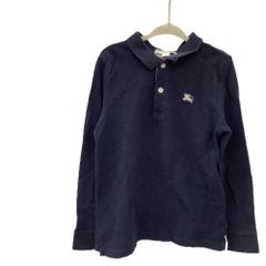 ♪♪BURBERRY バーバリー kids キッズ 長袖ポロシャツ SIZE 110 ネイビー
