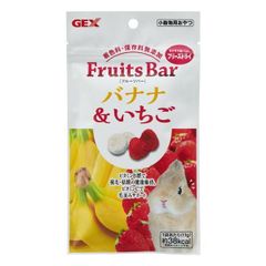（まとめ）フルーツバー バナナ＆いちご 11g ハムスターフード 〔×5セット〕
