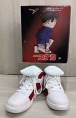 Achilles アキレス 瞬足 名探偵コナンシューズ キック力増強シューズver. スニーカー [CO-001] レッド [約22.5cm EE] 箱あり アクスタなし