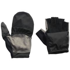 【新品】handson grip ハンズオングリップ Adapt UNW-A002 Black(ブラック) アダプト フィンガーレス ハーフフィンガーグローブ トレイルランニング用グローブ 手袋 収納式フード オーバーミトン ランニング トレラン タッチスクリ