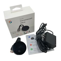 186000 現状品 Google Chromecast Ultra 4K HDR ブラック
