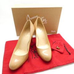 Christian Louboutin ルブタン ラウンドトゥパンプス 36 23cm相当 ピンヒール パテント ハイヒール レディース AD2806