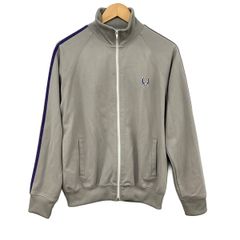 FRED PERRY(フレッドペリー) ジャージ サイズM メンズ - グレー×パープル 長袖