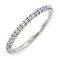 カルティエ Cartier リング エタンセル B4210449 フルエタニティ サークル 49ポイント ダイヤモンド 計0.22ct K18WG 8.5号 / #49 【中古】
