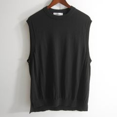 【美品】DIGAWEL×BODHI【Cashmere knit sleeveless】F カシミヤ ブラック ノースリーブ ディガウェル ボーディー 26100590