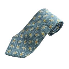 ロエベ LOEWE ネクタイ レギュラータイ 花柄 シルク 紺 ネイビー /SS ■OS ■OH ■GY17