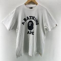 【中古】90-00s A BATHING APE クリスタルストーンアイS/S Tee ホワイト サイズL △汚れ アベイシングエイプ[24]