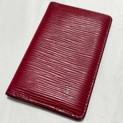배송비 무료 Louis Vuitton ルイヴィトン カードケース 名刺入れ パスケース エピ レザー レッド 중고 품목