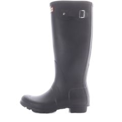 ハンター HUNTER レインブーツ 長靴 ロング ロゴ UK5 黒