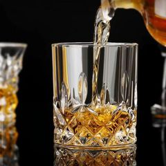 300ml ロックグラス ウイスキーグラス ブランデーグラス ウイスキー クリスタルグラス コップ ビアグラス クリア グラス ショットグラス ２個セット