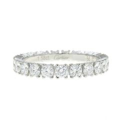 カルティエ デスティネエタニティリング/D1.58ct#56(日本サイズ15号近辺) 【無料ギフトラッピング】【Aランク】【中古】
