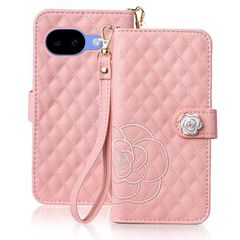 SZJAMIE 手帳型ケース 用の Google Pixel 10a ケース ピクセル10a カバー 手帳型 花柄 おしゃれ 可愛い 女性向け 手触り柔らかい 耐衝撃 スタンド カード収納 財布型 全面保護 ストラップホール＆ハンドストラップ付き プレゼン 0